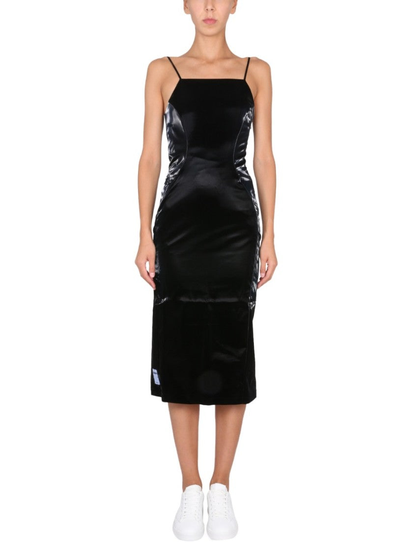 Mcq Midi Dress With Thin Adjustable Straps