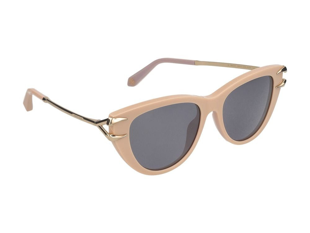 Roberto Cavalli Sunglasses Src031 9Lhx Beige Powder Full Gloss 55/17/145