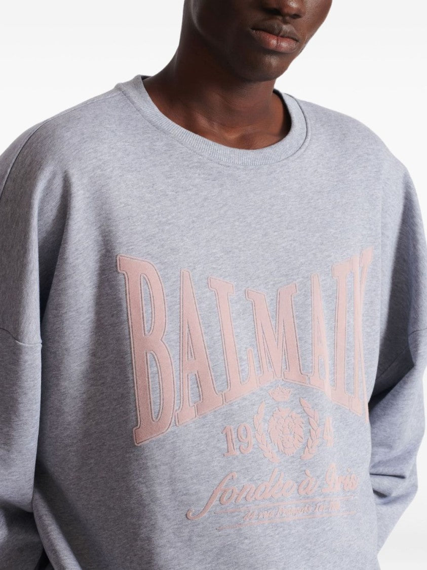 Balmain Silk And Nylon Blend Knit Sweater
