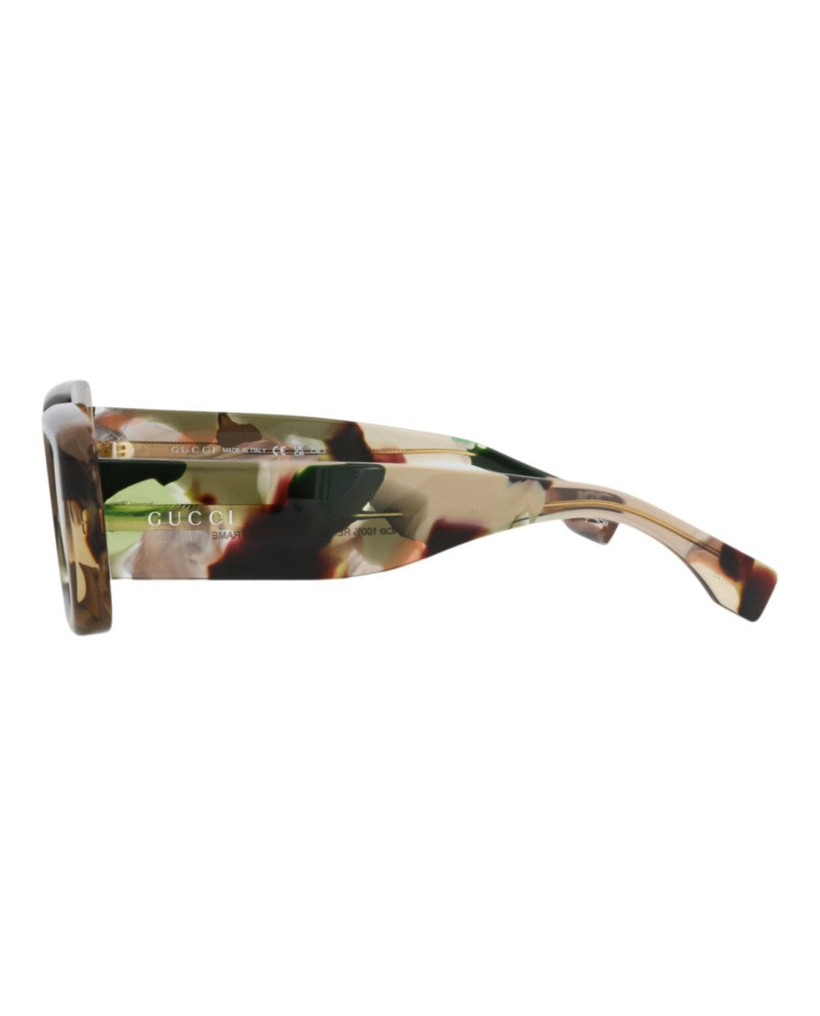 Gucci Square-Frame Recycled Acetate Sunglasses