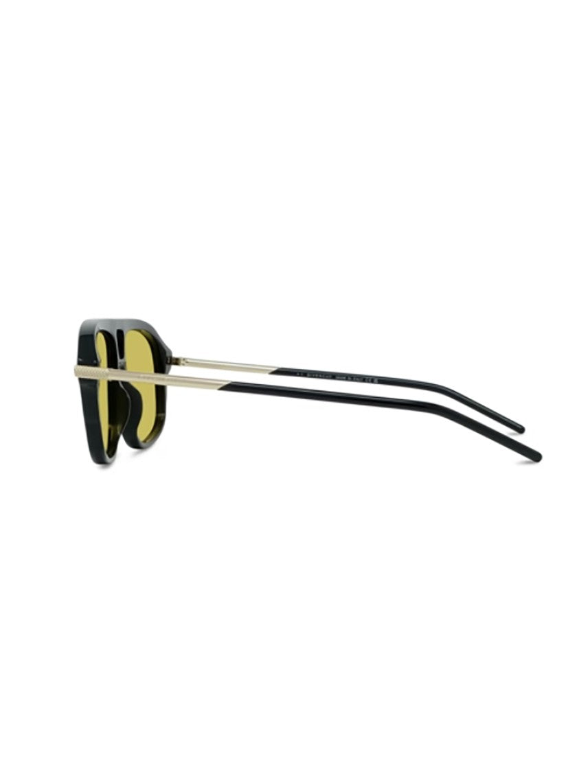 Givenchy Gv40113i Rectangular Gold Yellow Sunglasses