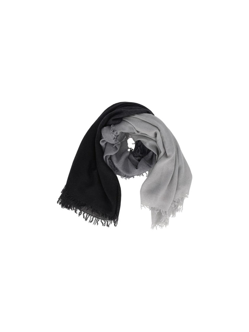Faliero Sarti Gradient Design Scarf With Fringed Edges