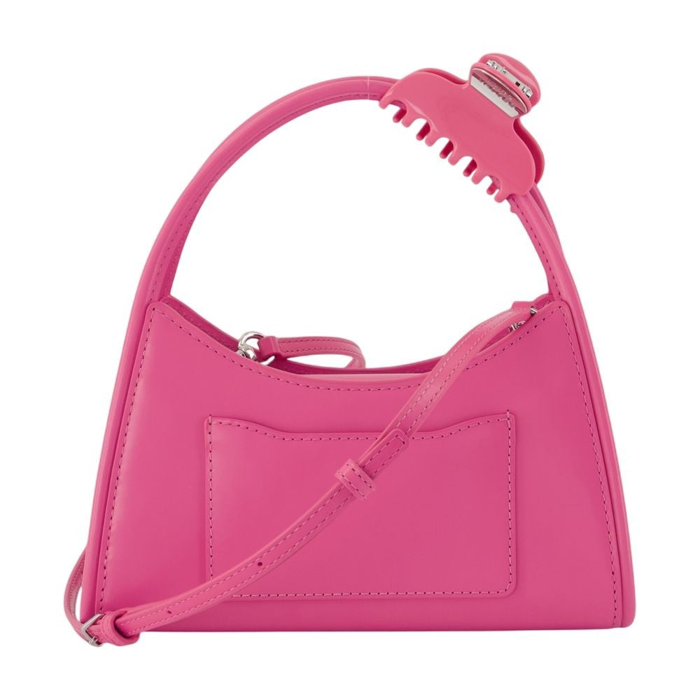 Marc Jacobs The Claw Clip Crossbody - Leather - Pink