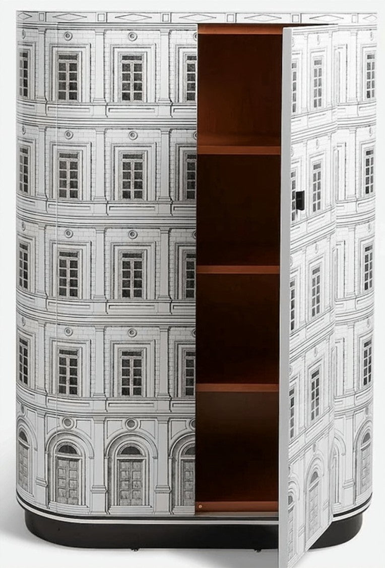 Fornasetti Stipo Palazzo Neoclassical Container Cabinet