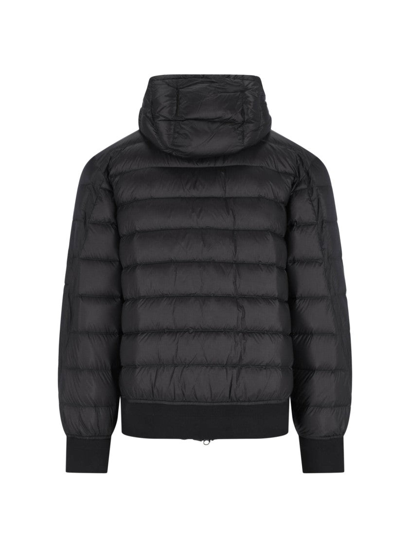 C.P. Company Logo Puffer Jacket – Blue