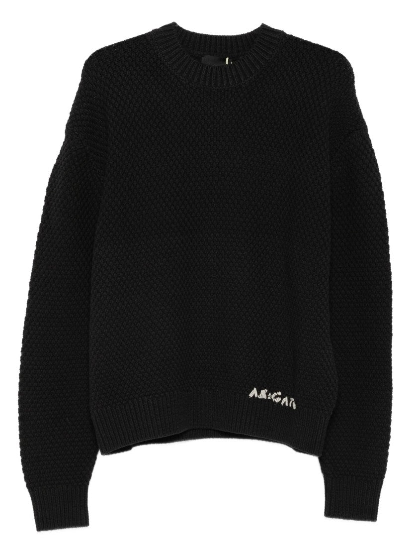 Axel Arigato Textured Knit Crew-Neck Sweater