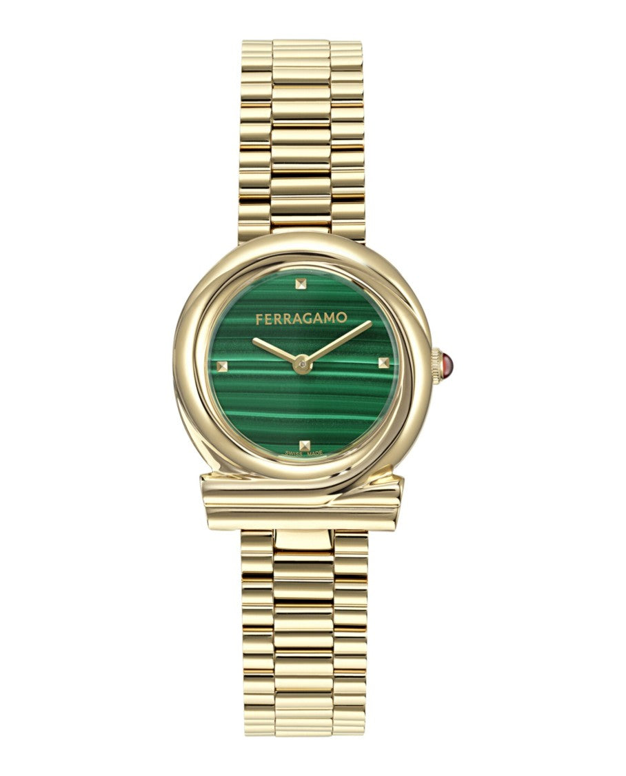 Ferragamo Gancini Twisted Bracelet Watch