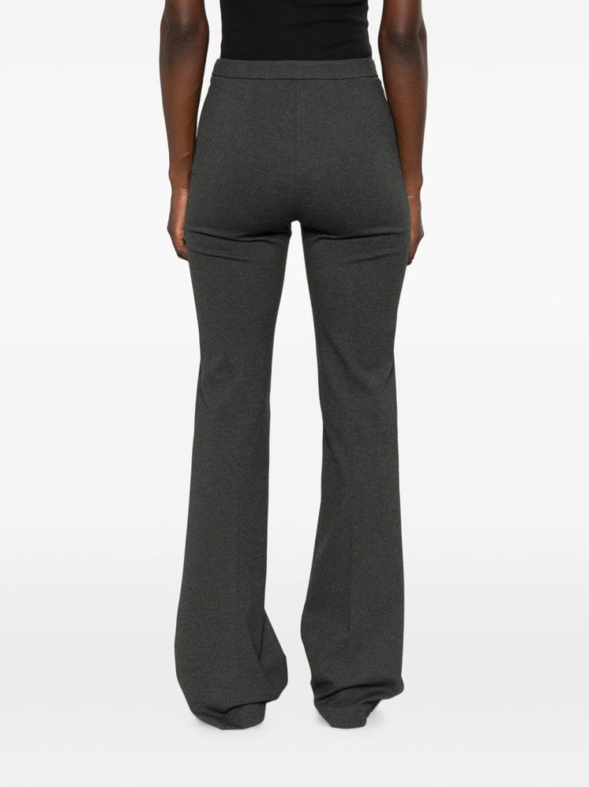 Pinko Black Straight-Leg Flared Tailored Trousers