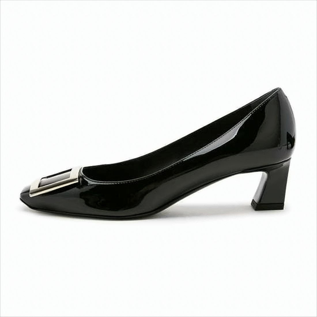 Roger Vivier Black Patent Leather Pumps