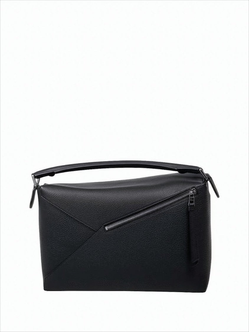 Loewe Structured Calf Leather Shoulder Bag