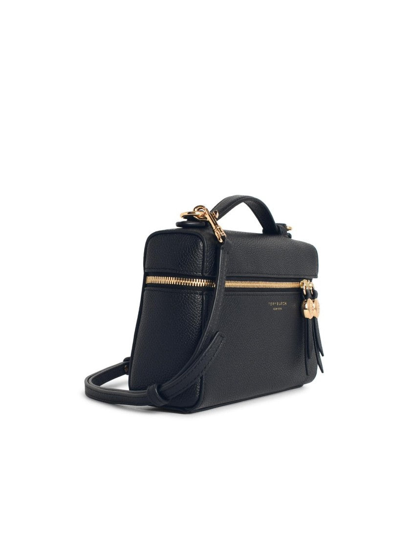 Tory Burch Romy Slim Mini' Bag With Black Leather Top Handle