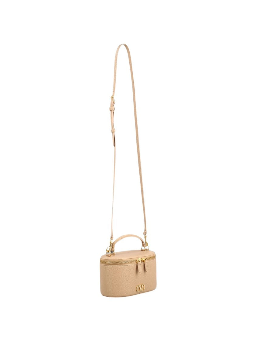 Valentino Structured Gold-Plaque Rectangular Vanity Case