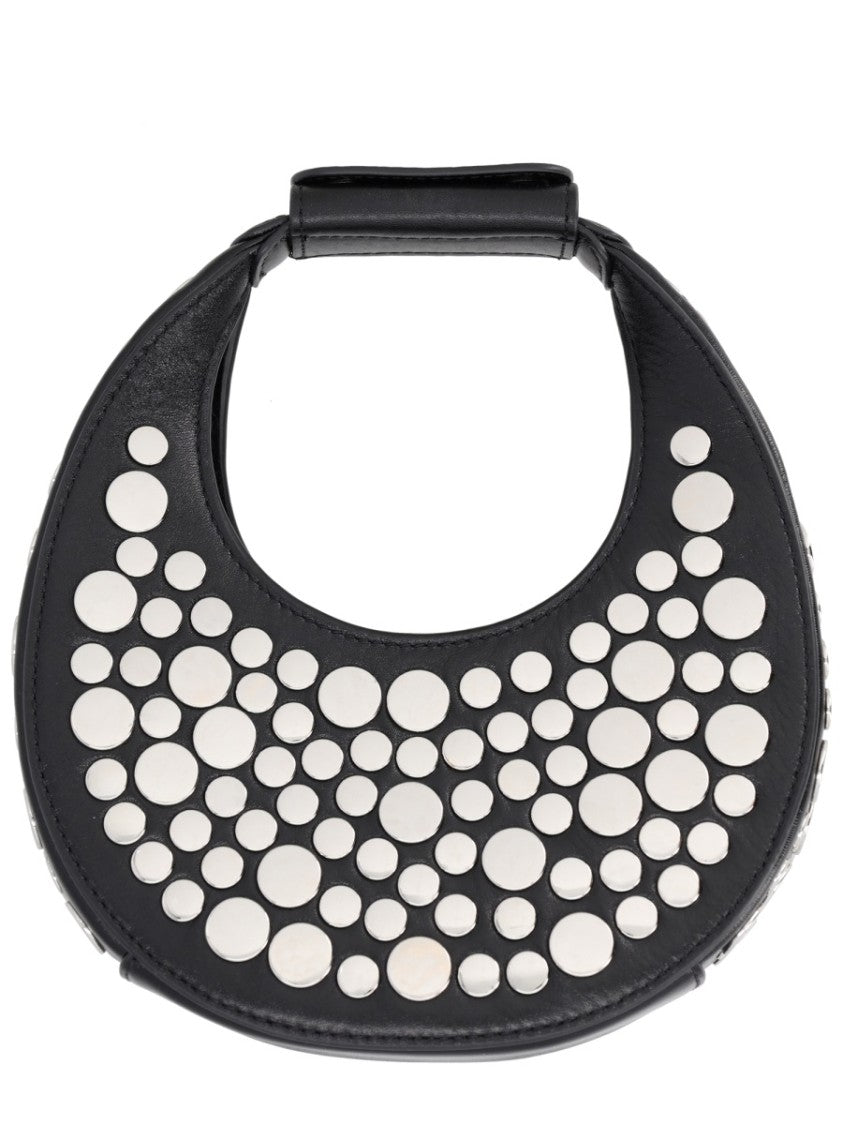 Staud Black Good Night Moon Shoulder Bag