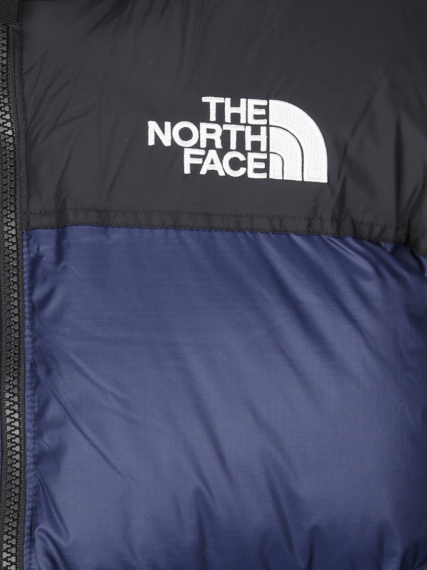 The North Face Two-Tone Puffer Jacket With Logo Embroidery