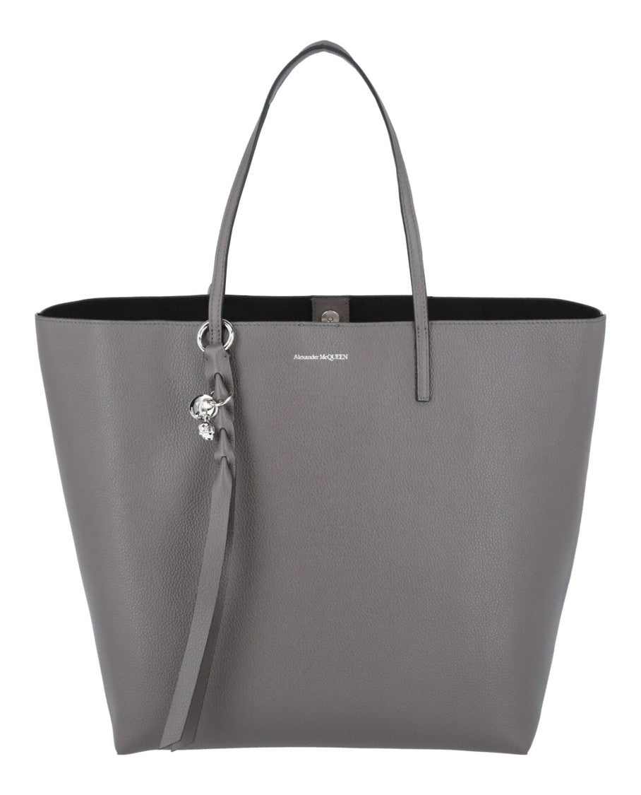 Alexander Mcqueen Large Skull Leather Shopper