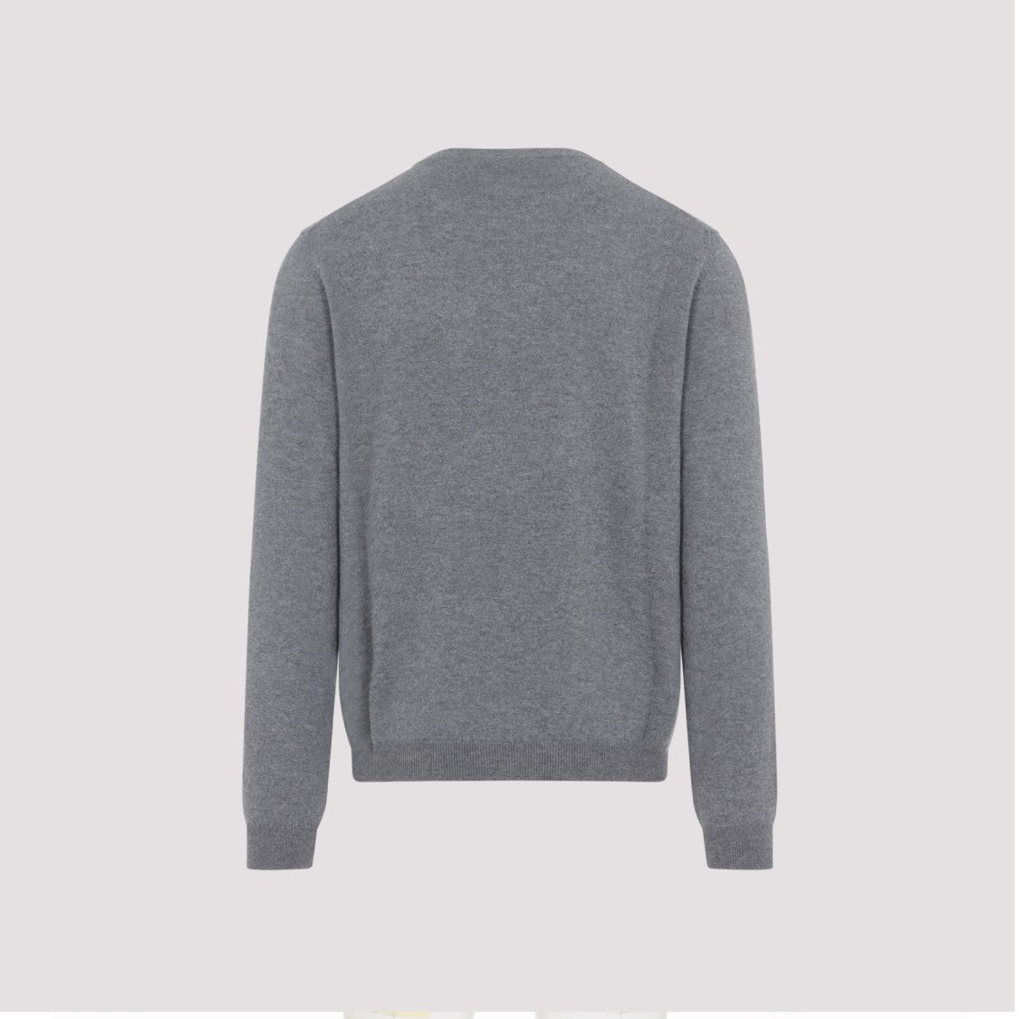 Gucci Cool Iron Grey Cashmere Long Sleeves Crewneck Sweater