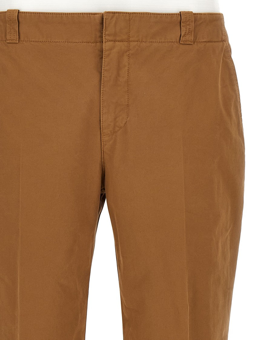 Mcqueen Garment-Dyed Cotton Chino Pants