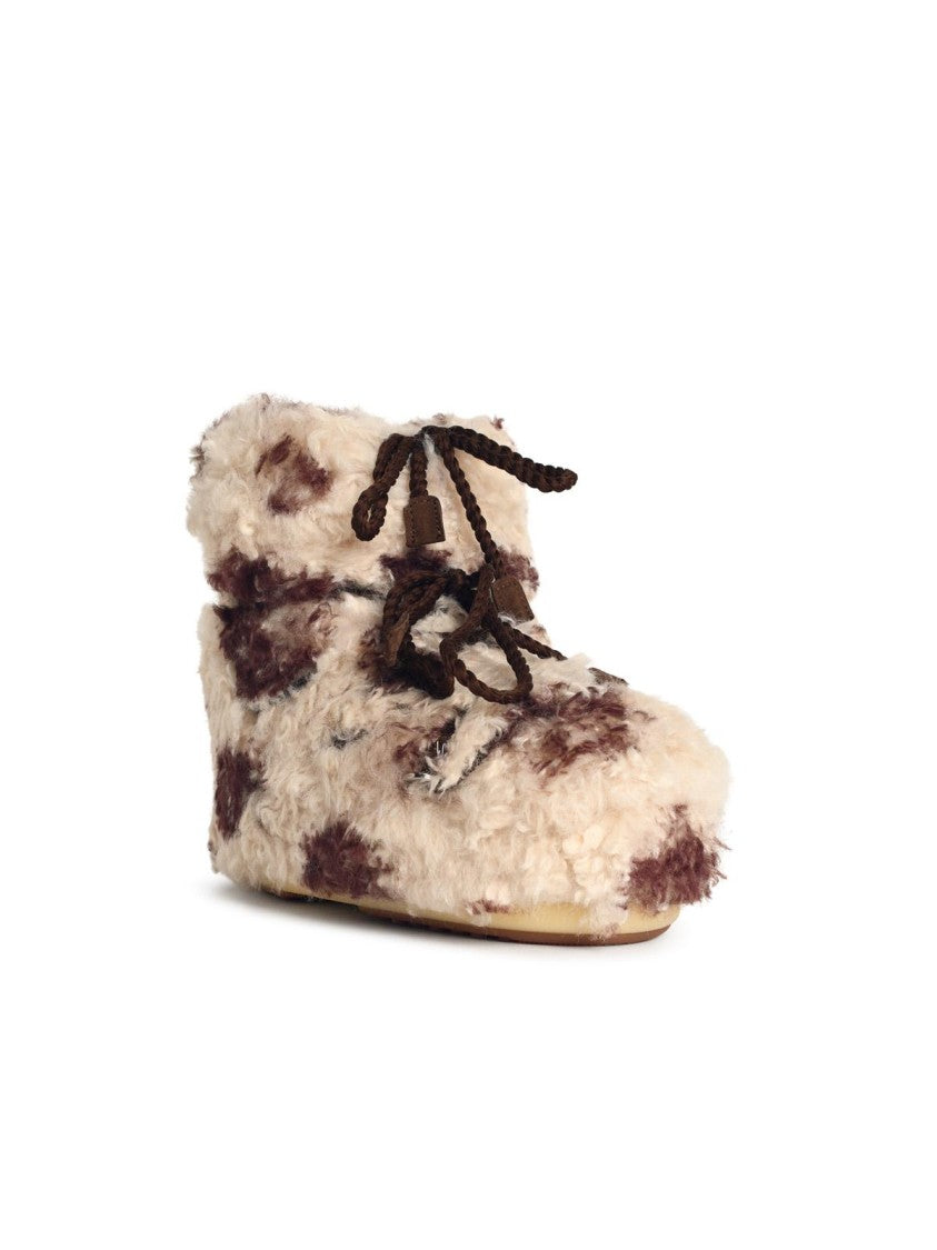 Moon Boot Two-Tone Faux Fur Boot