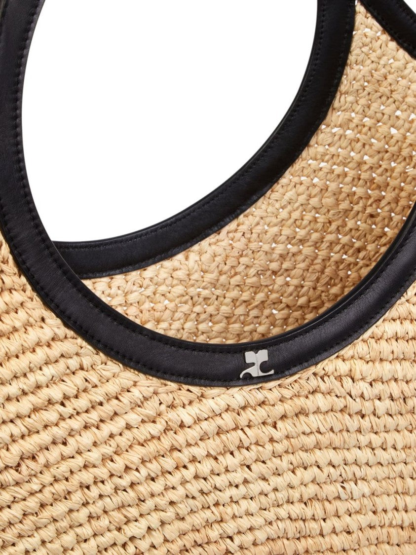 Courrèges Sand Beige Woven Bag