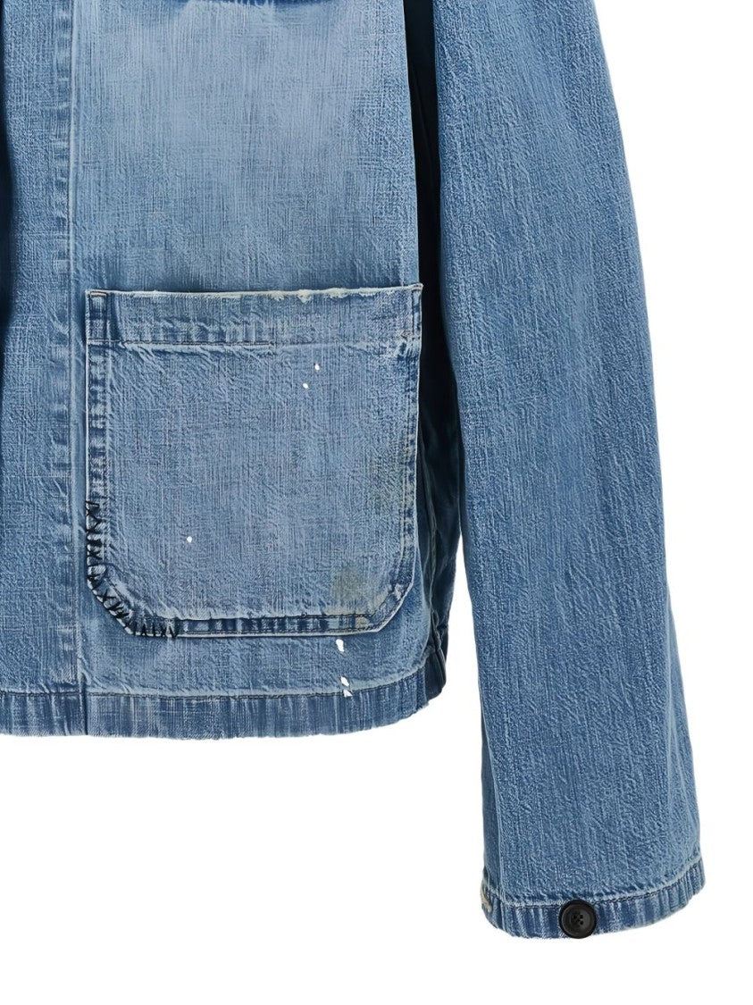 Maison Margiela Denim Jacket With Classic Collar