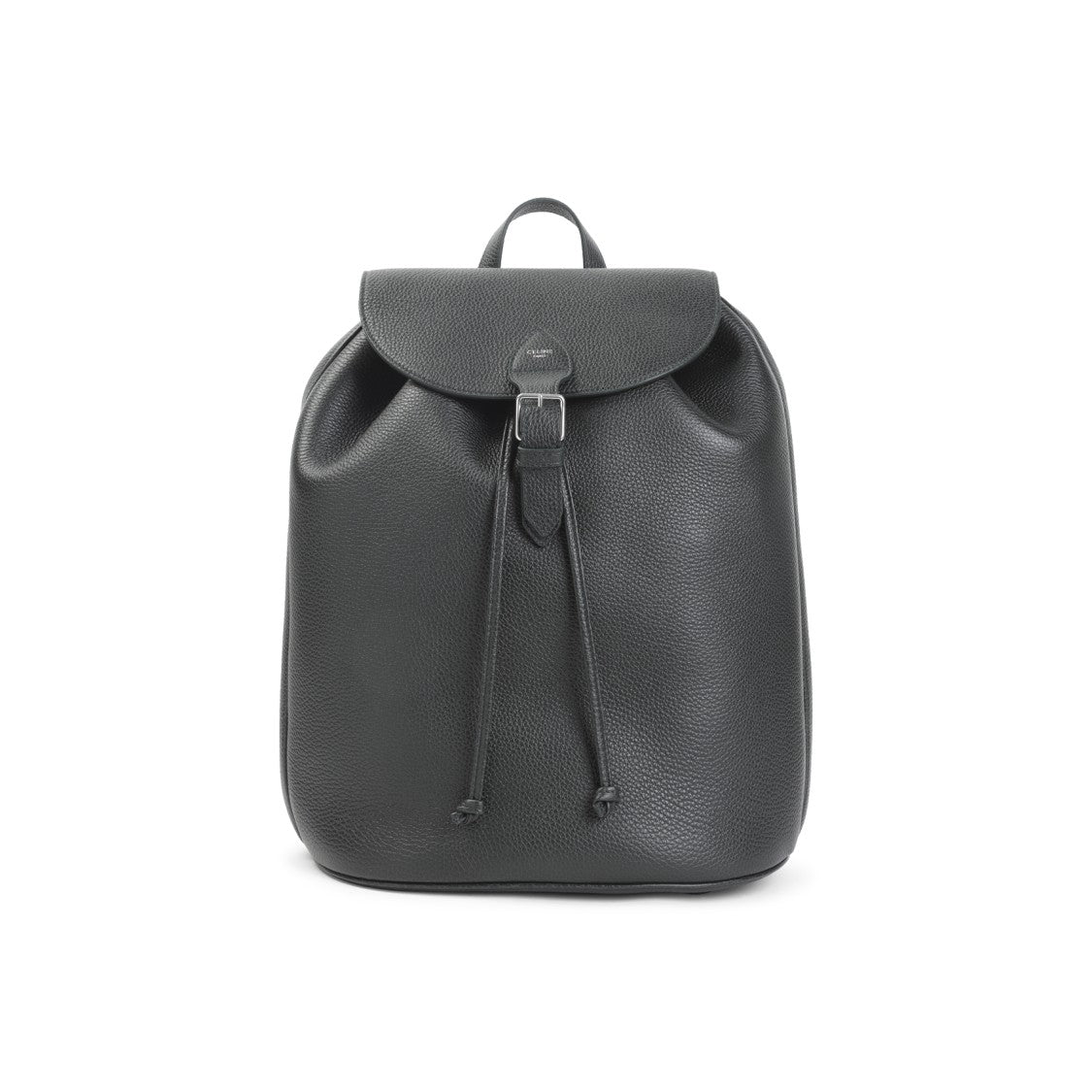 Celine Large Folco Backpack In Night Green Calf Leather