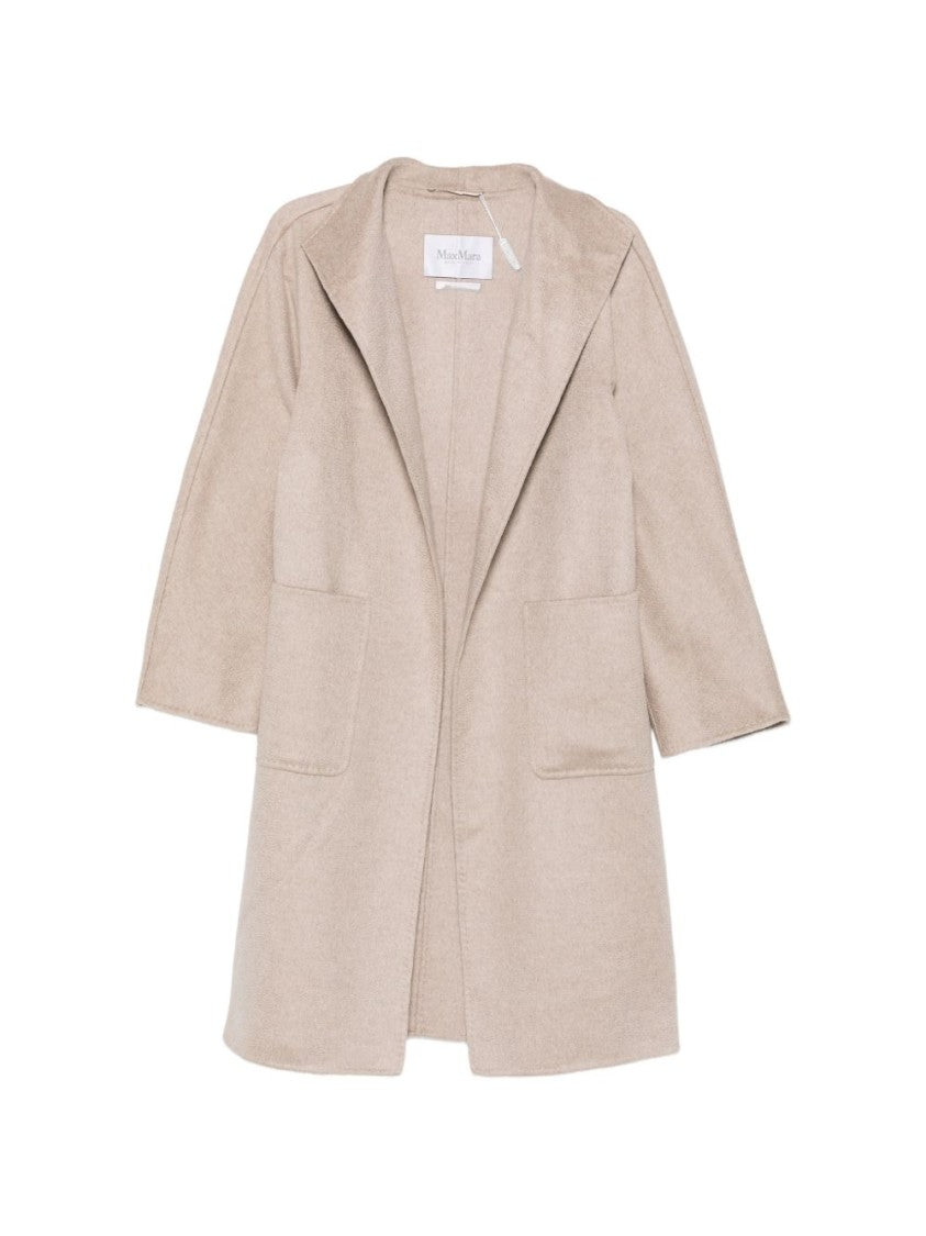Max Mara Silk And Nylon Short Coat With Belted Waist