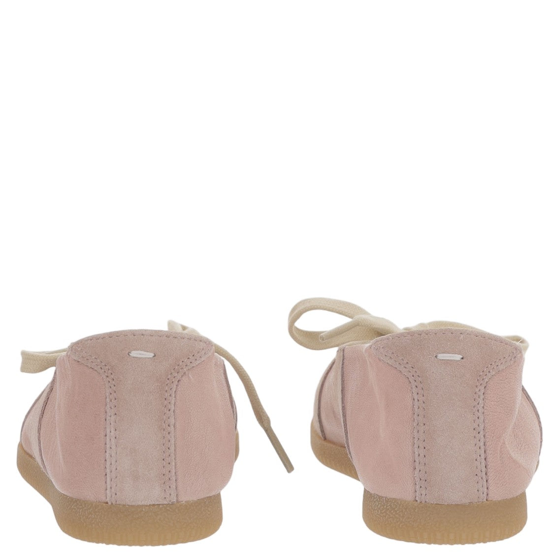Maison Margiela Ballerina Flats With Round Toe And Front Lacing