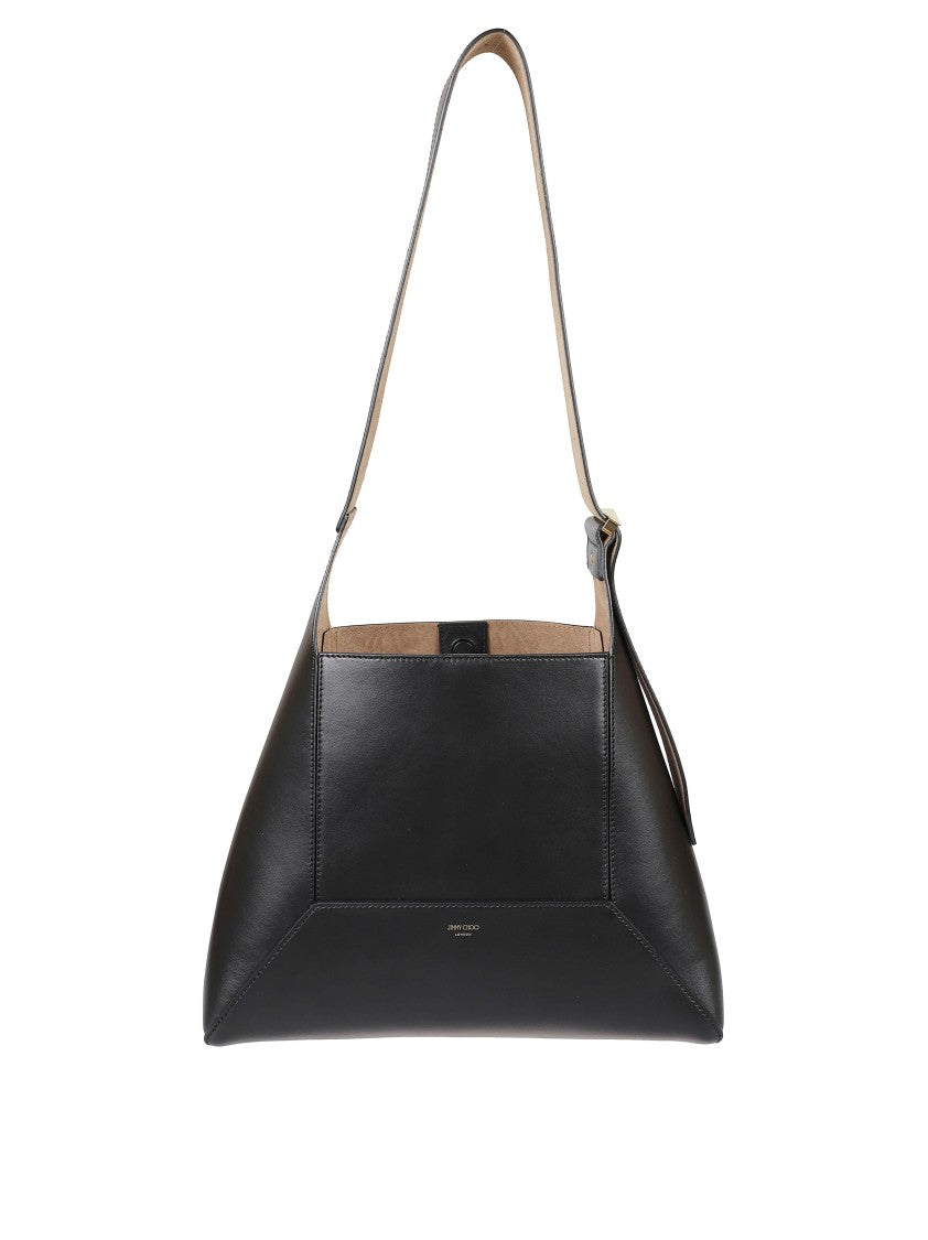 Jimmy Choo Structured Leather Shoulder Bag
