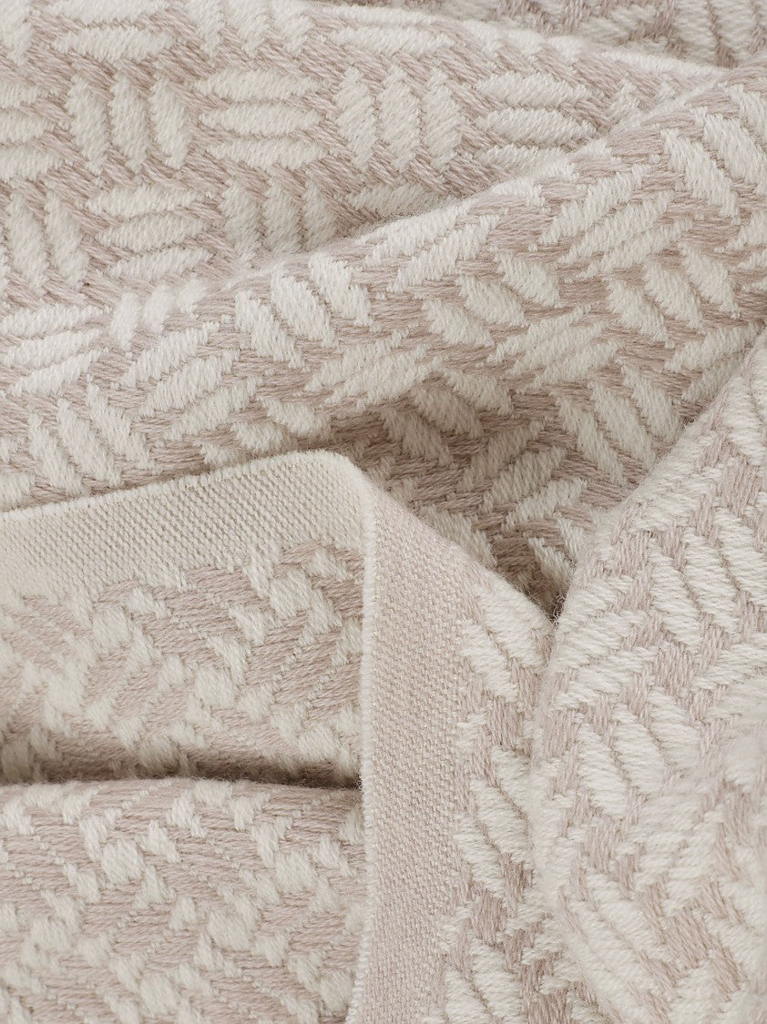 Altea Textured Fringed Wool Scarf