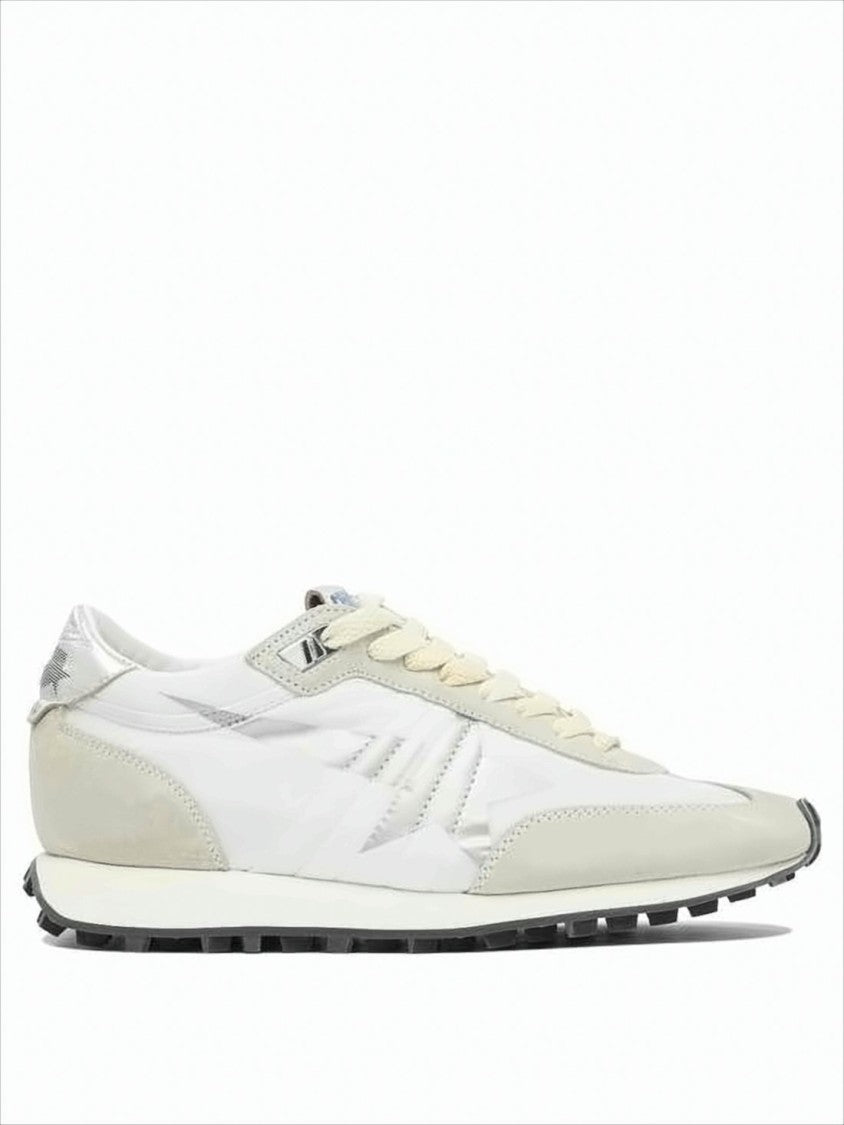 Golden Goose White Sneakers With Metallic Star Detail
