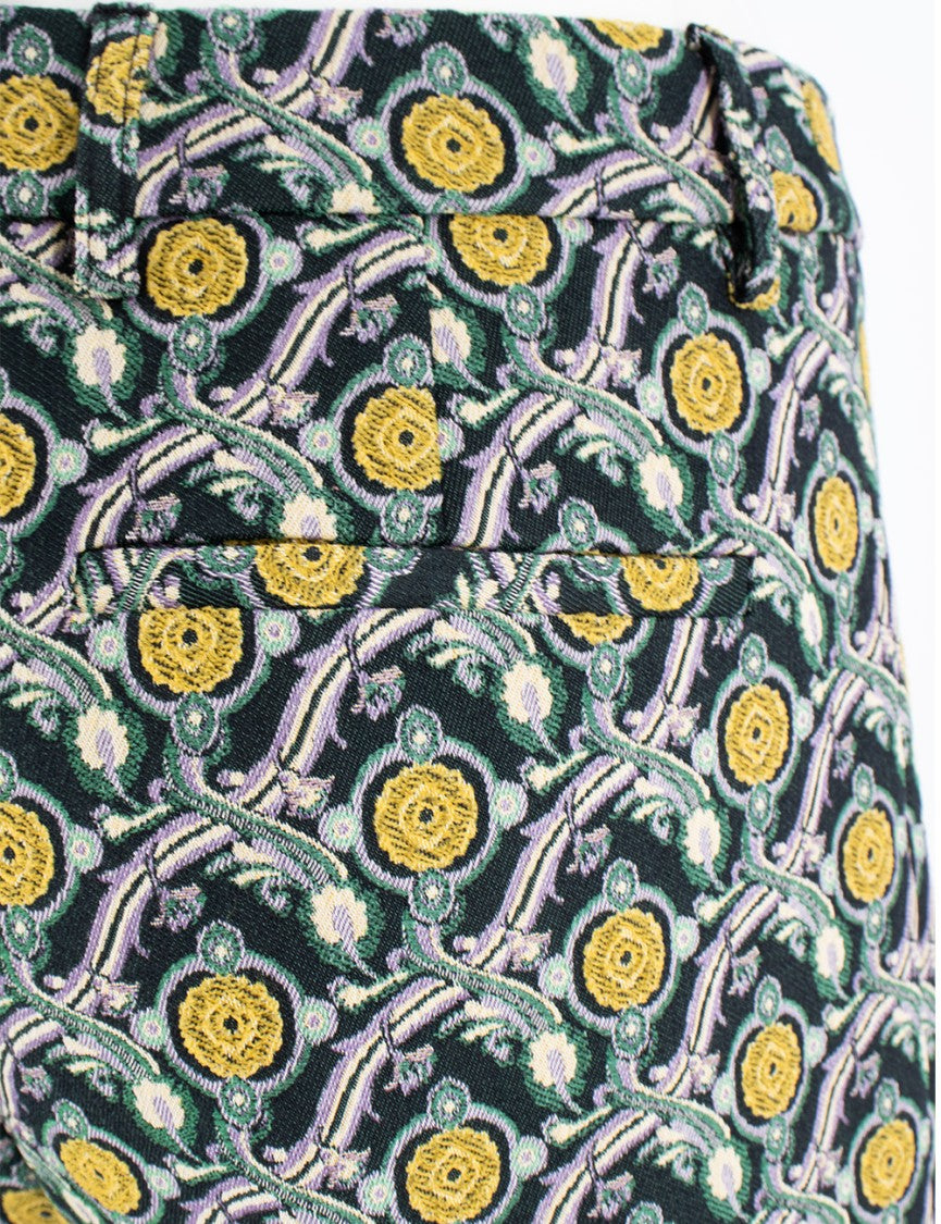 Etro Slim-Fit Palazzo Trousers With Unique Tie-Inspired Print