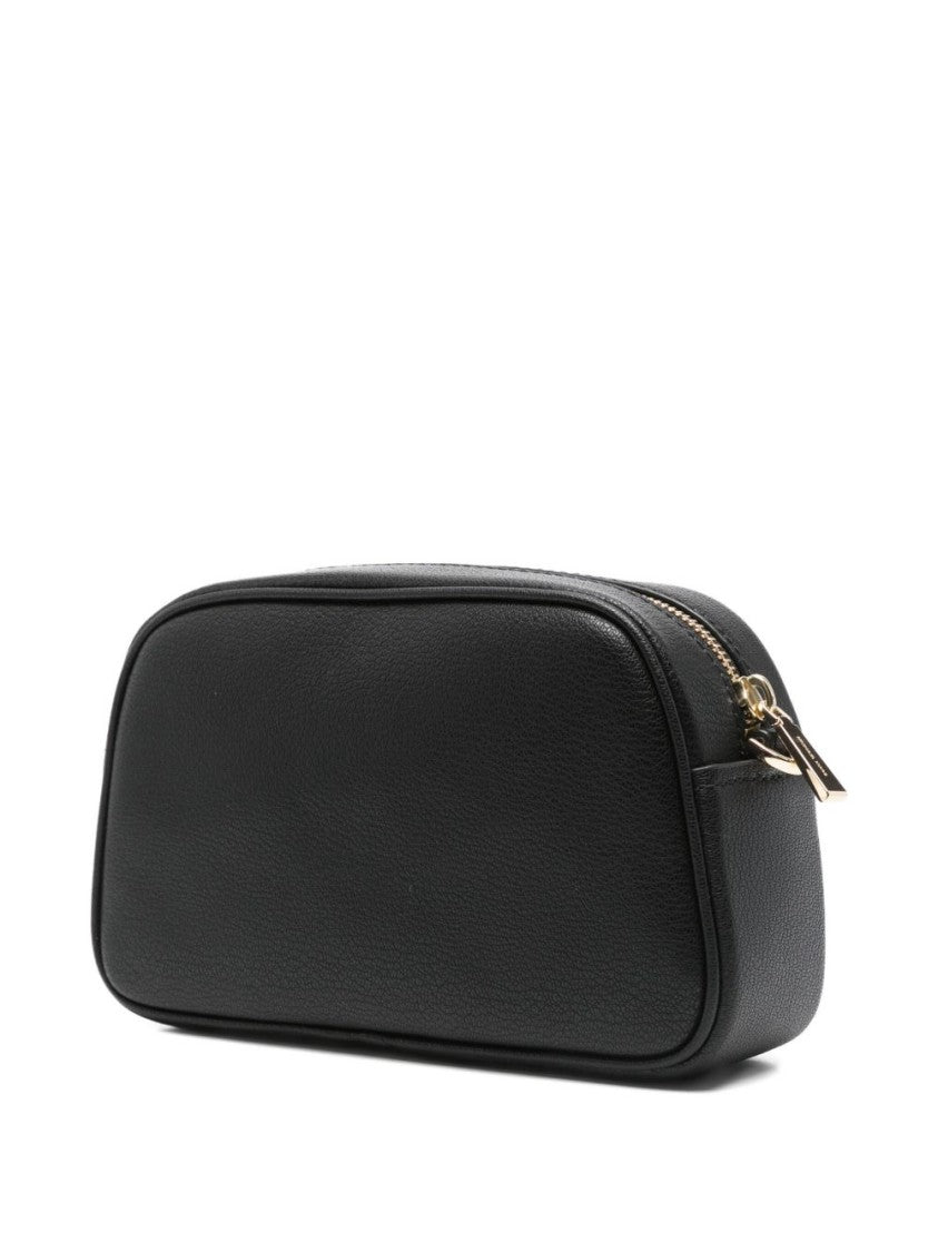 Michael Kors Structured Black Leather Shoulder Bag