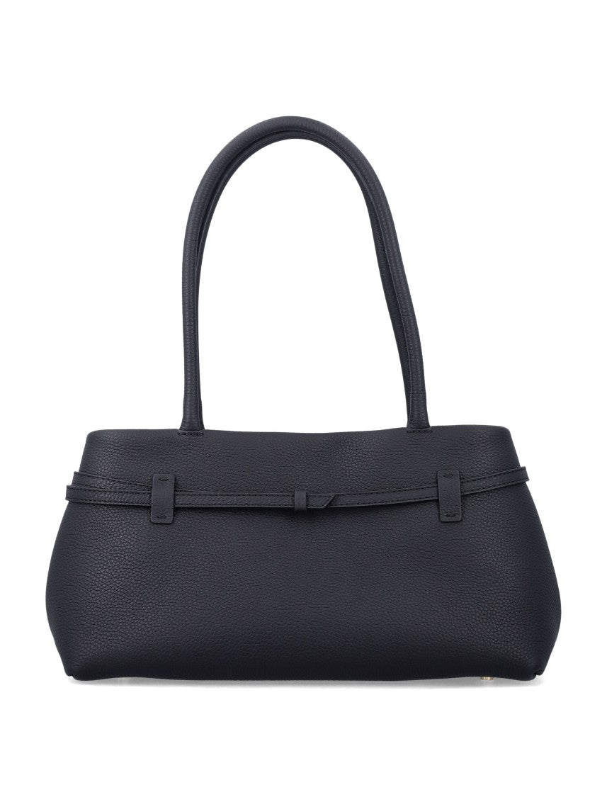 Manu Atelier Le Cambon East West Pebbled Handbag