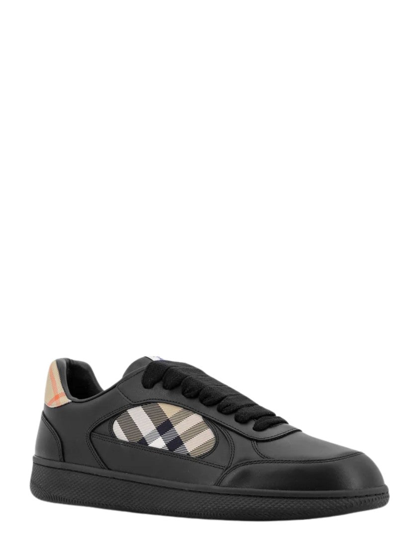 Burberry Black Leather Sneakers