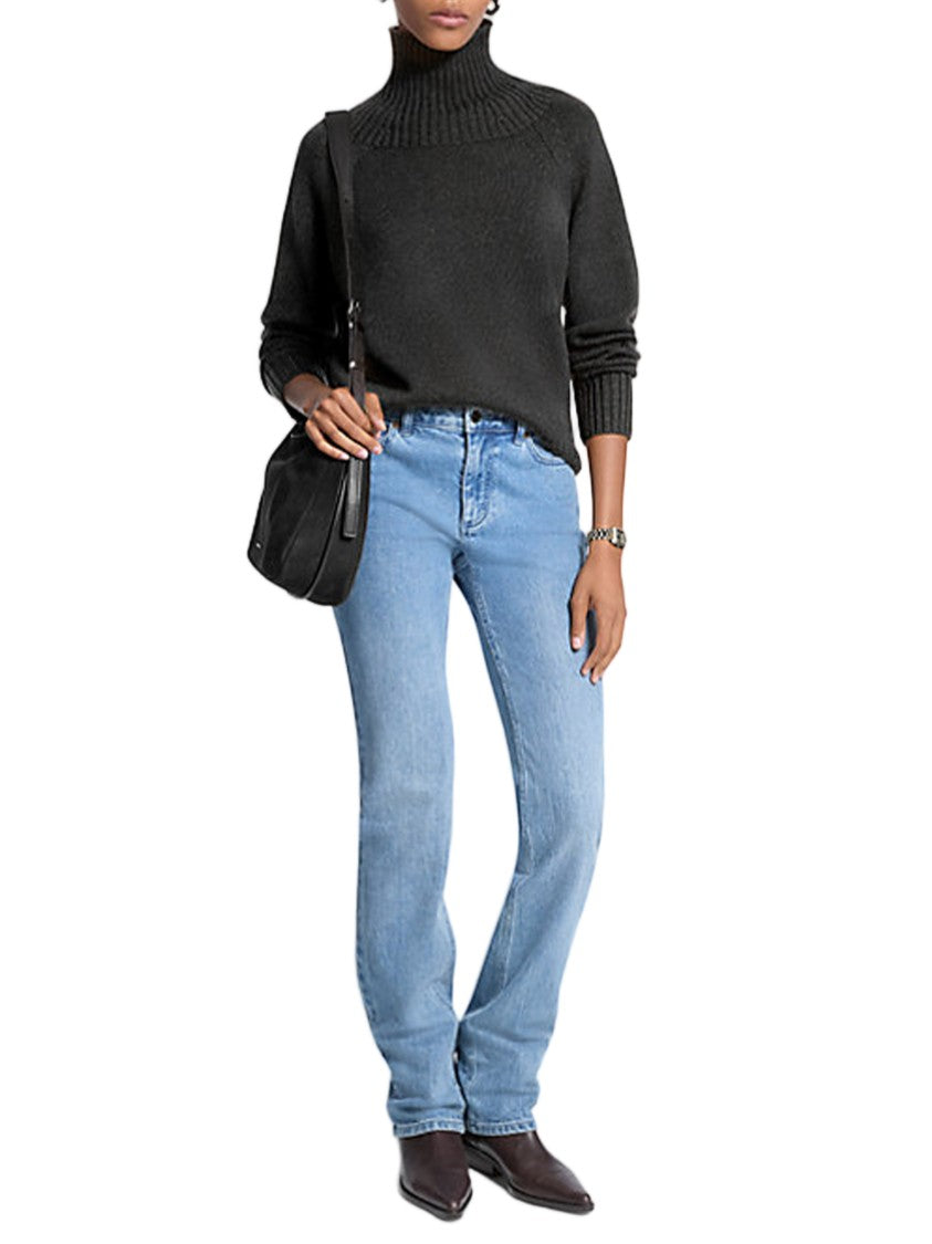 Michael Kors Black Relaxed Fit Merino Wool Sweater