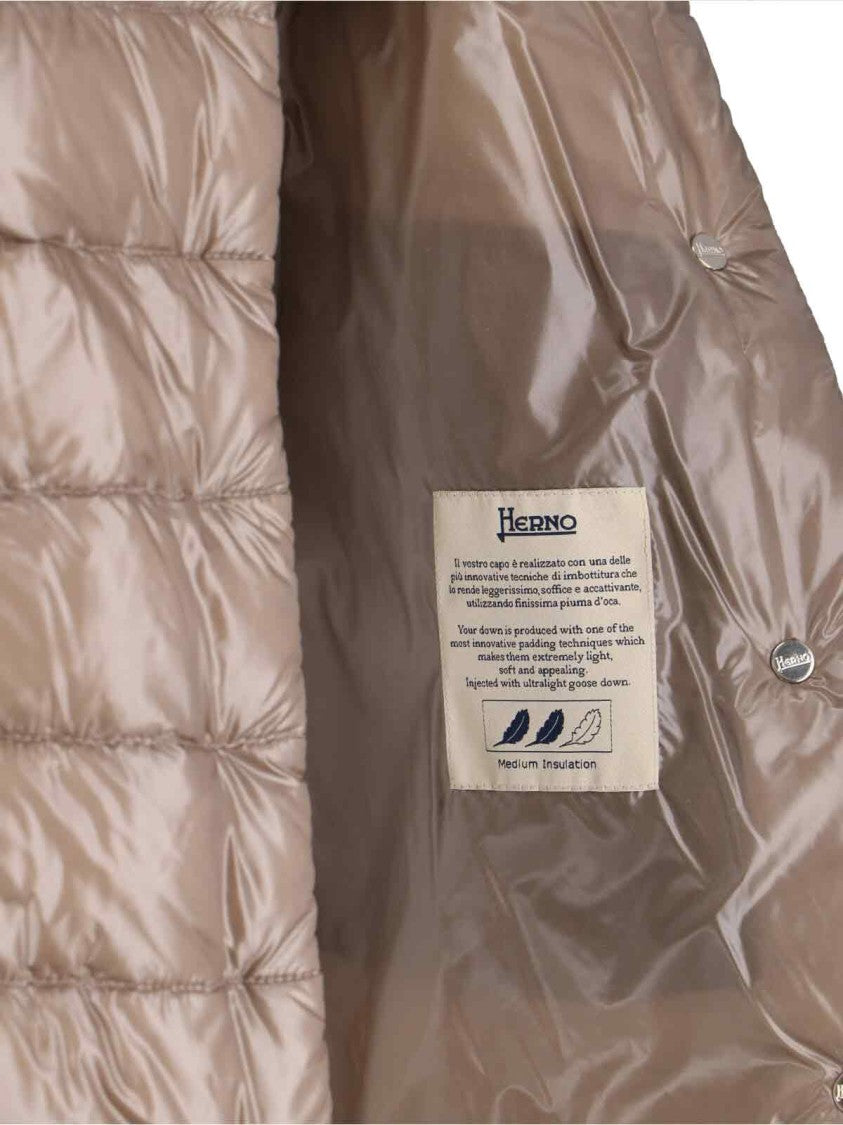 Herno Amelia Puffer Jacket – Beige