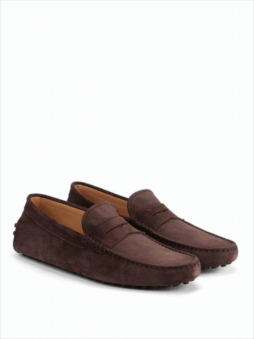Tod's Suede Loafers With Moccasin Design