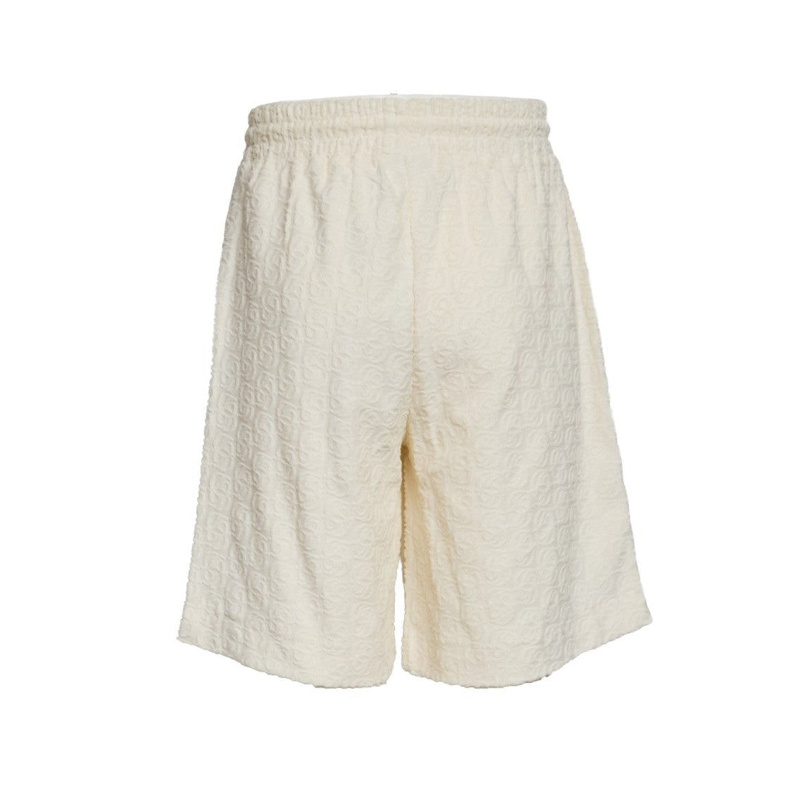 Drôle De Monsieur Monogram Double Mirror Elasticated Shorts