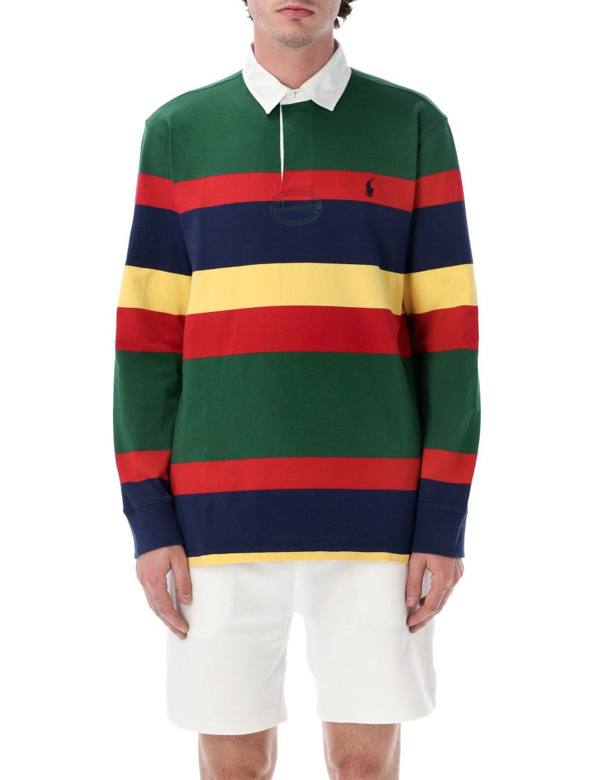 Polo Ralph Lauren Rugby Long Sleeve Striped Polo