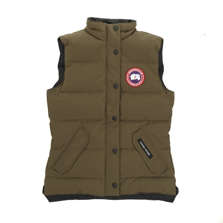 Canada Goose Sleeveless Padded Vest With High Collar