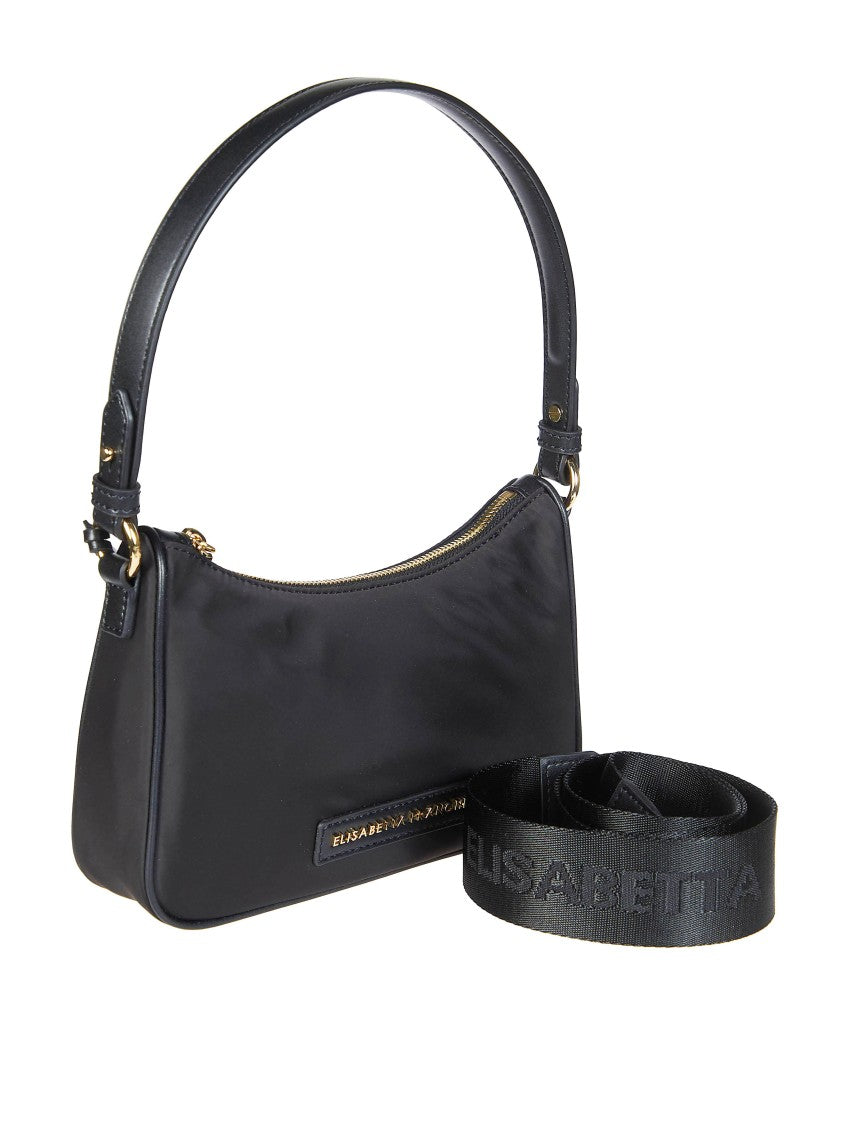 Elisabetta Franchi Smooth Matte Single Top Handle Handbag