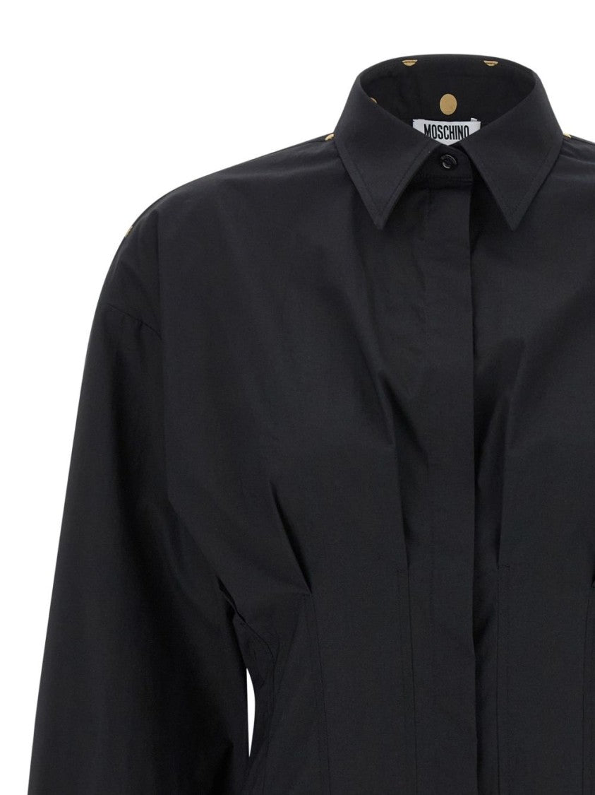 Moschino Long-Sleeved Top With Collared Neckline