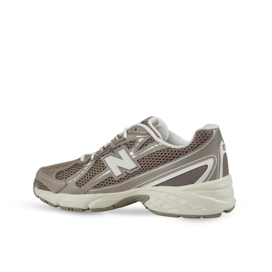 New Balance Classic White Lifestyle Sneakers With Lace-Up Design