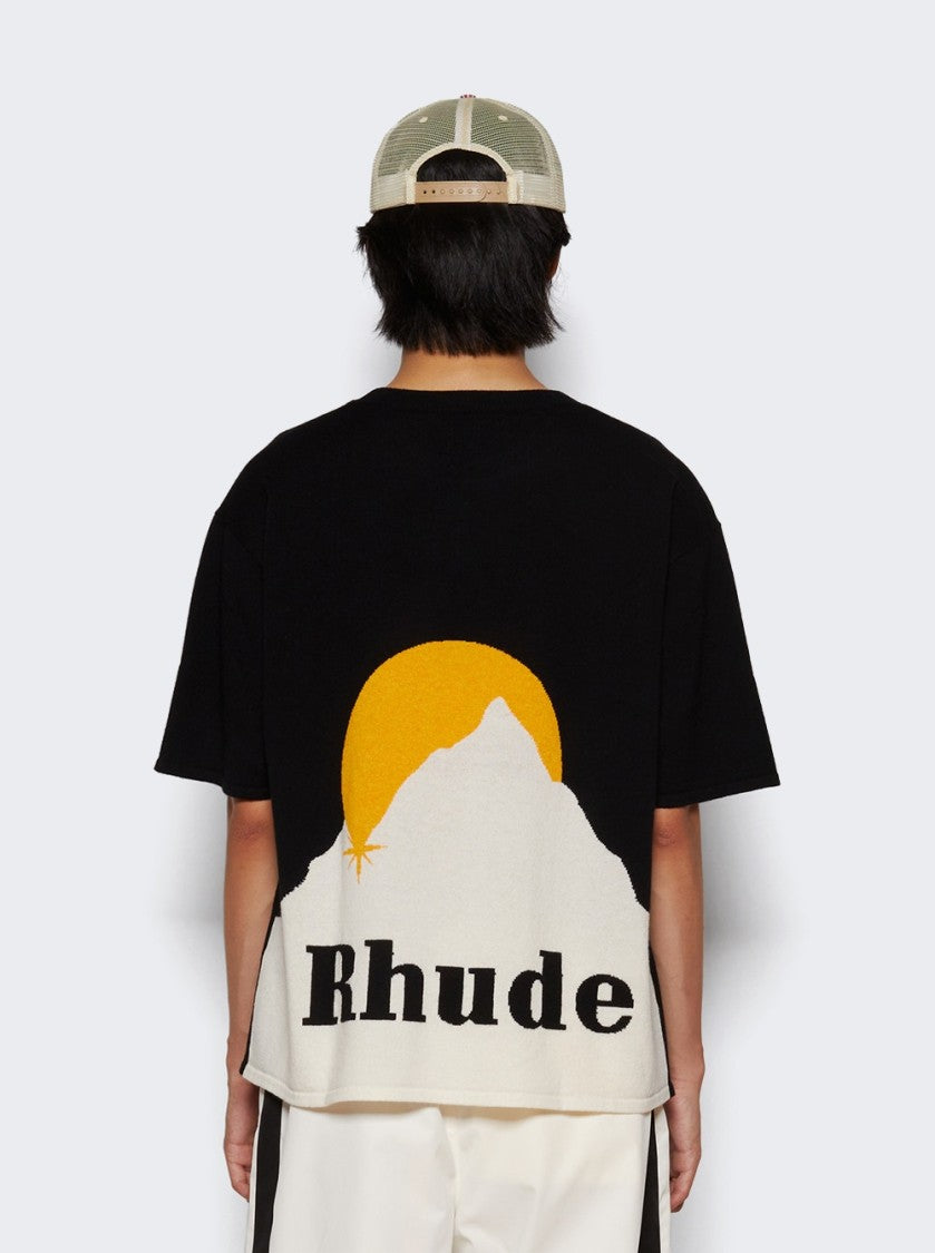 Rhude Moonlight Knit Tee Black