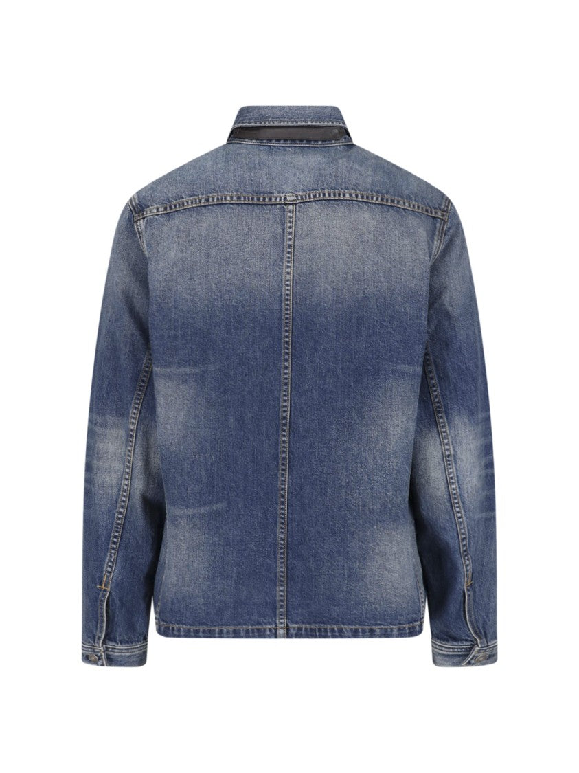 Tom Ford Blue Denim Button-Up Jacket