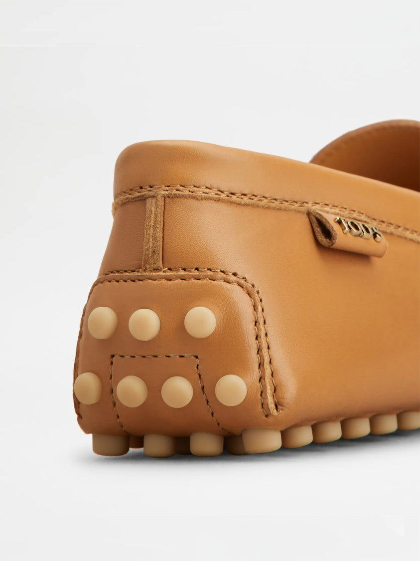 Tod's Brown Calzature Handcrafted Calf Leather Loafers