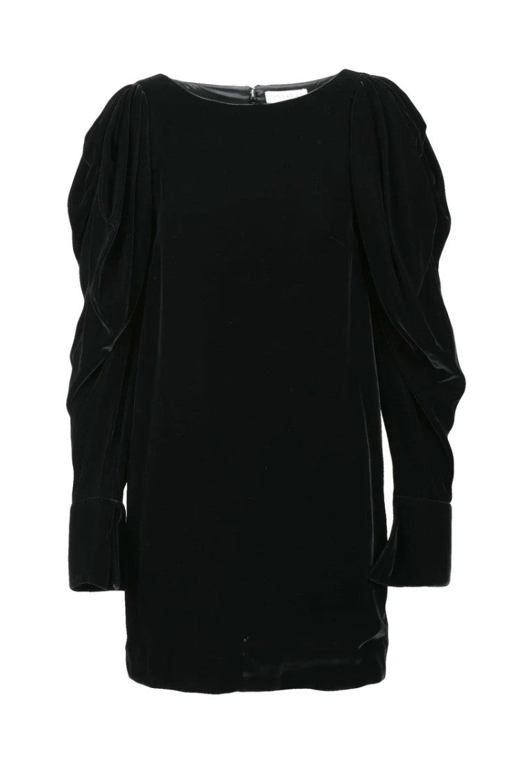 Nina Ricci Velvet Dress - Black