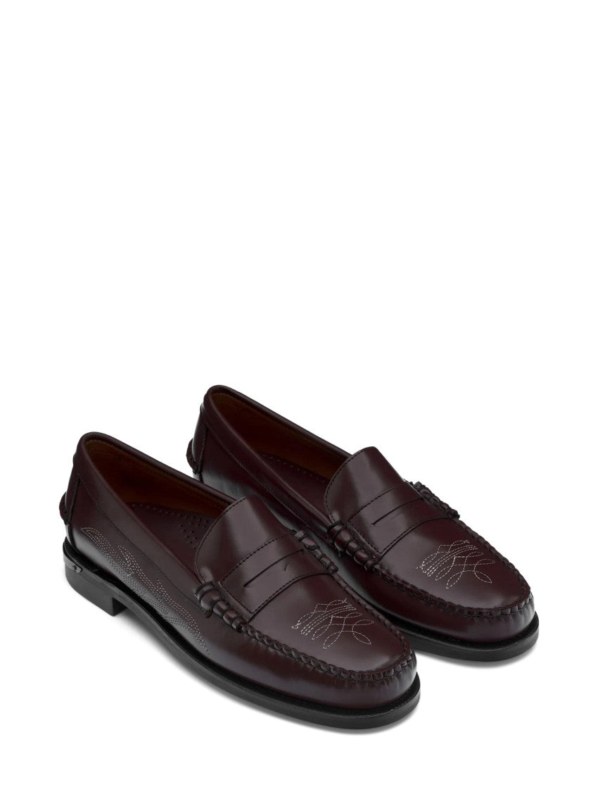 Sebago Classic Flat Shoes With Rounded Toe