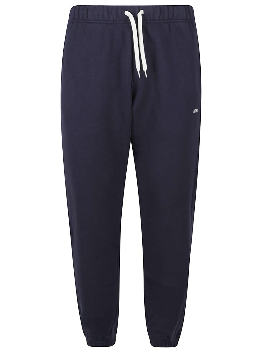 Autry Navy Jogger Relaxed Cotton Sweatpants