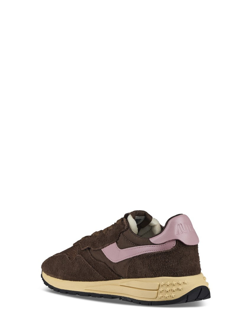 Autry Reelwind Low-Top Sneakers With Suede And Leather Combination